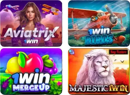 1Win juegos exclusivos